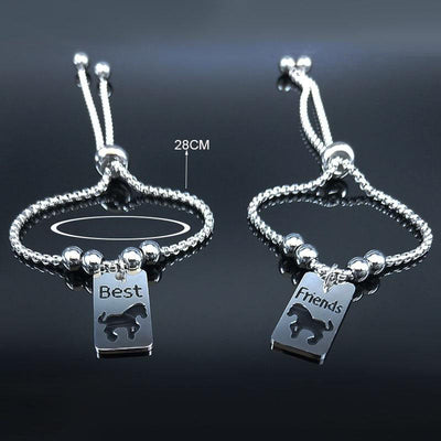 Bracelet d'Amitié Chevaux Ajustable Caractéristiques - MatchingMood
