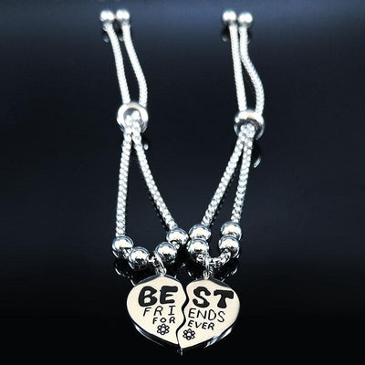 Bracelet d'Amitié Coeur en 2 Parties - MatchingMood