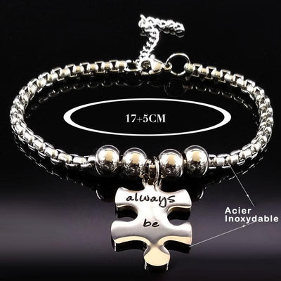 Bracelet d'Amitié Puzzle Caractéristiques - MatchingMood