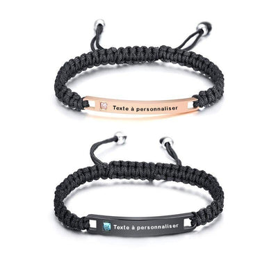 Bracelet d'Amitié Texte Personnalisable - MatchingMood