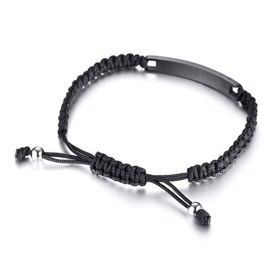 Bracelet d'Amitié Texte Personnalisable Ajustable - MatchingMood