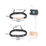 Bracelet d'Amitié Texte Personnalisable Caractéristiques - MatchingMood
