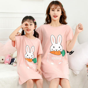 Ensemble Pyjama Mère Fille Lapin