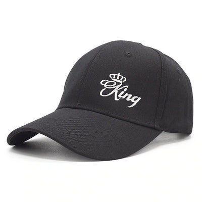 Casquette Couple de Baseball King Noir
