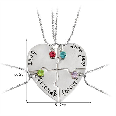 Collier Best Friend 4 Parties Amies