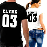 T shirt Couple Bonnie and Clyde 03