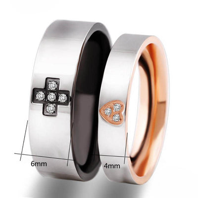 Dimensions Bague Acier Couple