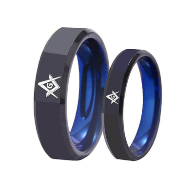 Franc Maçon Bague pour Couple