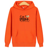 Sweat Couple Alcool Homme Orange