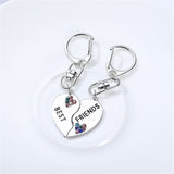 Porte Clé Best Friend Coeur