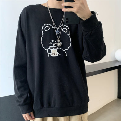 Pull Couple Ourson Mignon Noir