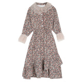 Robe Longue Mere Fille Floral