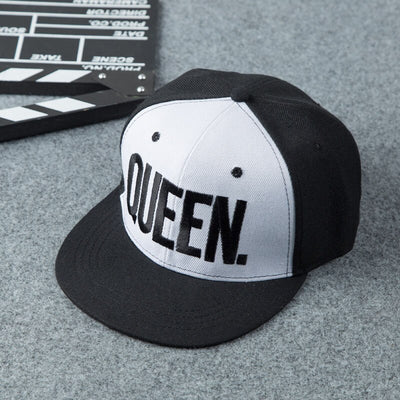 King Queen Casquette noire et blanche