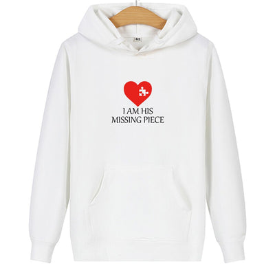 Sweat Couple Grand Amour Femme Blanc