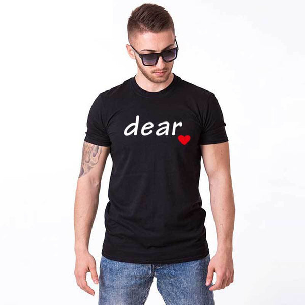 T-Shirt Dear Homme noir