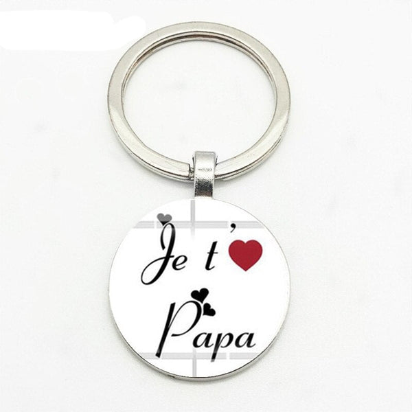 Porte Clé Père Fils Je T'Aime Papa