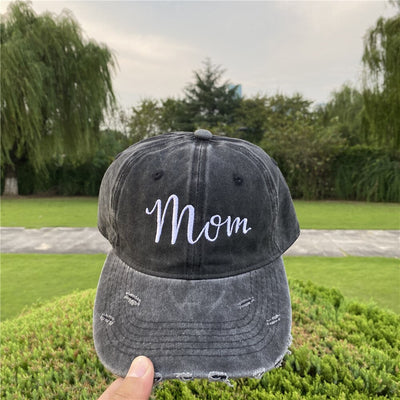 Casquette Couple Denim Dad Mom