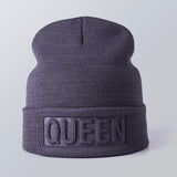 Bonnet Couple Queen Gris Foncé