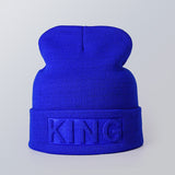 Bonnet Couple King Bleu Roi