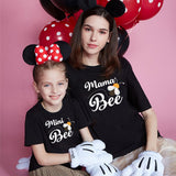 T Shirt Mama Bee pour Mere Fille