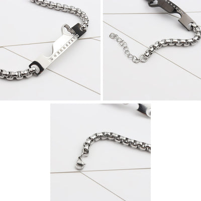 Bracelet Couple Acier