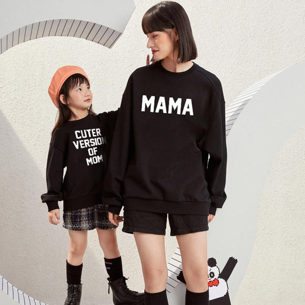 Pull Pour Toute la Famille Cute Version Noir