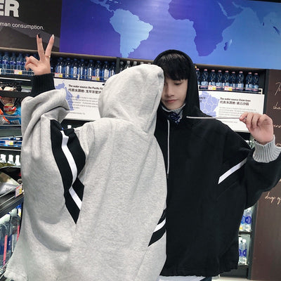 Sweat Couple Oversize Manches Chauve Souris - MatchingMood