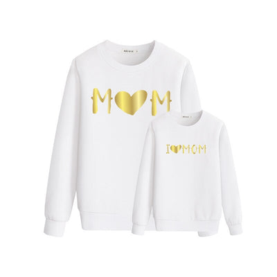 Pull Love Mom and Me Blanc