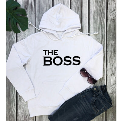 Sweat Couple The Boss Blanc - MatchingMood