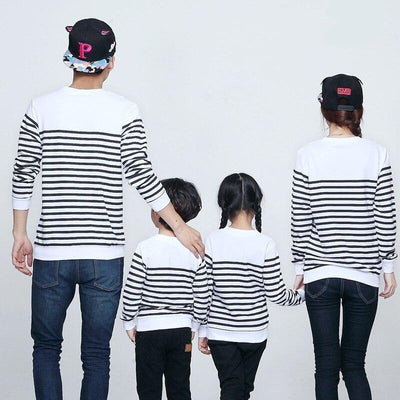 Pull Mariniere Famille Rayures - MatchingMood