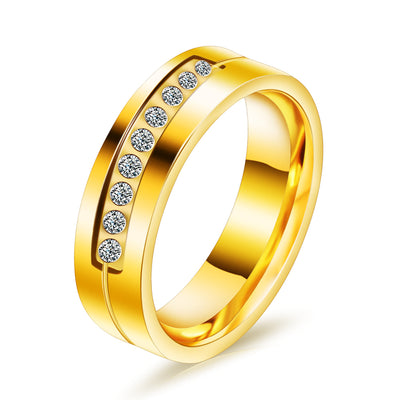 Bague Couple Mariage Fantaisie Zirconium