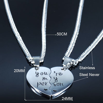 Collier pour Couple Amoureux