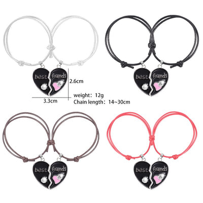 Bracelet d'Amitié Motif Coeur  - Matchingmood