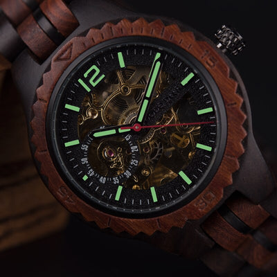 Montre Couple Quarz en Bois couleur 2 homme - Matchingmood