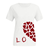 Love Hearts Tee Shirt - LO blanc
