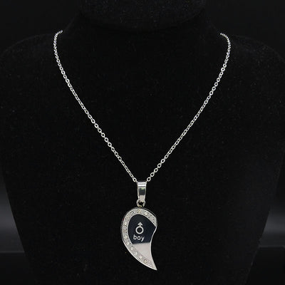 Pendentif Coeur Duo Boy