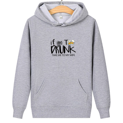 Sweat Couple Alcool Homme Gris