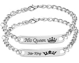 Bracelet Couple His Queen and Her King - Matchingmood