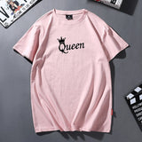 T Shirt Couple King Queen Disney - Queen Rose