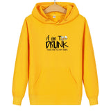 Sweat Couple Alcool Homme Jaune