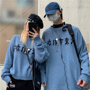 Pull De Couple Bleu