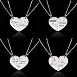 Collier Mère Fille Coeur Mama Mini