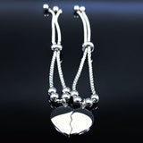 Bracelet d'Amitié Coeur en 2 Parties - Coeur séparé - MatchingMood