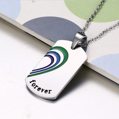 Collier Couple Arc en Ciel Forever - MatchingMood