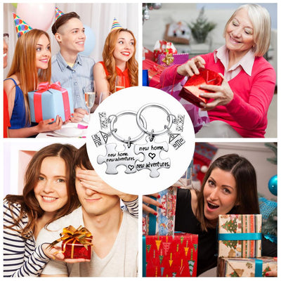 Porte Clé Maison Couple