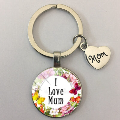 Porte Clé Mère Fille Multicolore