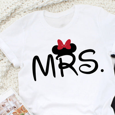 T-Shirt Couple Mrs Disney - MatchingMood