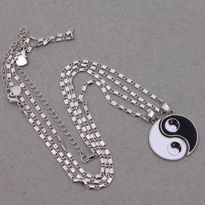 Collier d'Amitié Pour 2 Yin et Yang Style 2