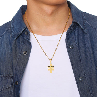 Collier d'Amitié Coeur 3 Parties 60cm - MatchingMood