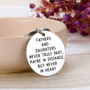 Porte Clé Père Fille Dessin